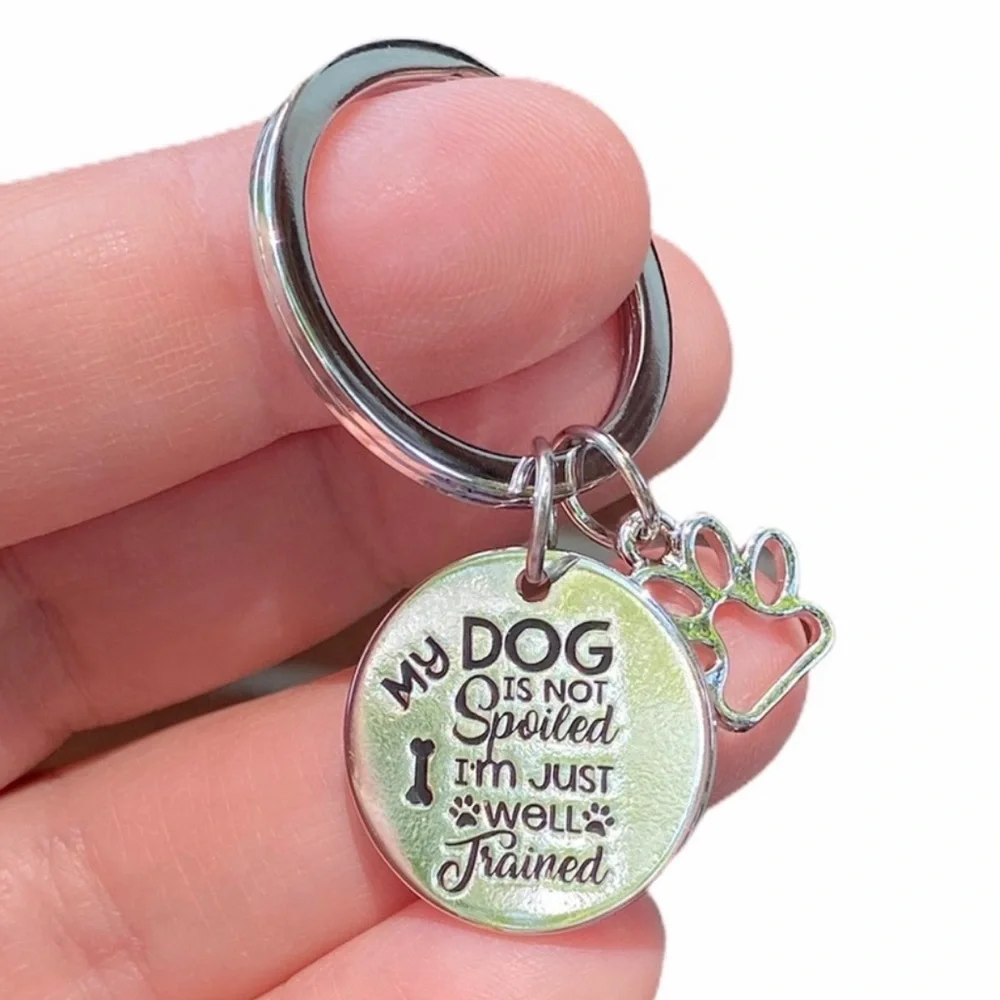 $3 for 20 Spoiled Dog Keychain